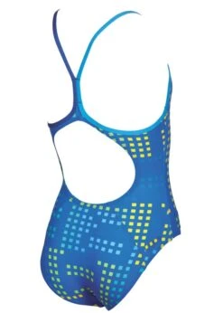 Arena Neon Junior Girls Swimsuit - Blue / Turquoise -Swim Equipment Shop 000097817 neon jr one piece d