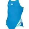 Arena Girls Team Stripe Swimsuit Blue/Green -Swim Equipment Shop 001331 816 g team stripe jr super fly back one piece 001 fl s
