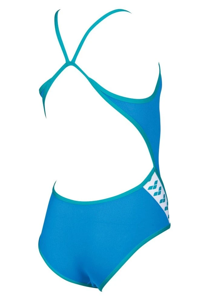 Arena Girls Team Stripe Swimsuit Blue/Green 6 Arena Girls Team Stripe Swimsuit Blue/Green - Image 4