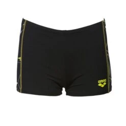 Arena Boys Water Swim Shorts Black -Swim Equipment Shop 001350 505 b water jr short 005 f s