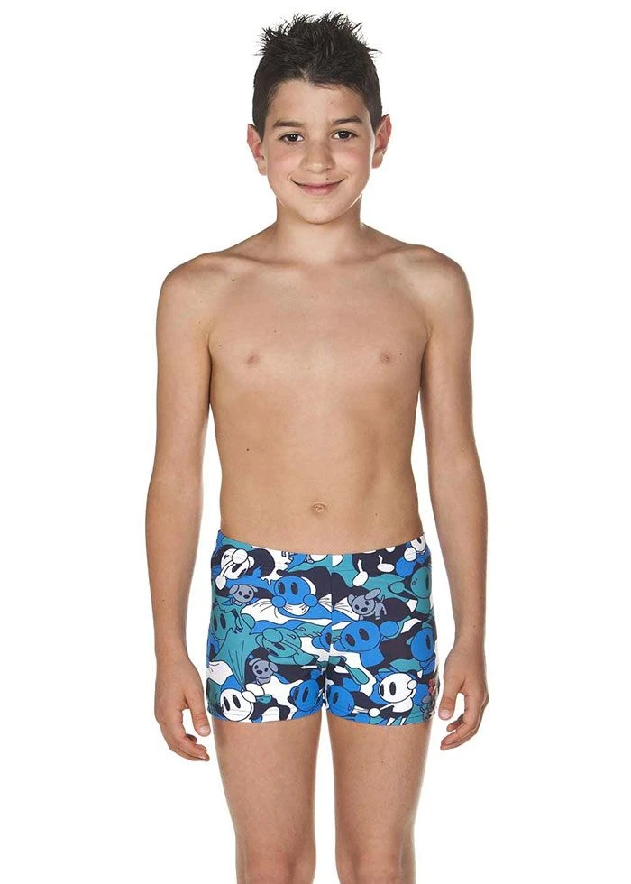 Arena Boys Camo Kun Swim Shorts Navy 7 Arena Boys Camo Kun Swim Shorts Navy - Image 5