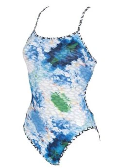 Arena Women's Upside Down Reversible Swimsuit - White / Multi