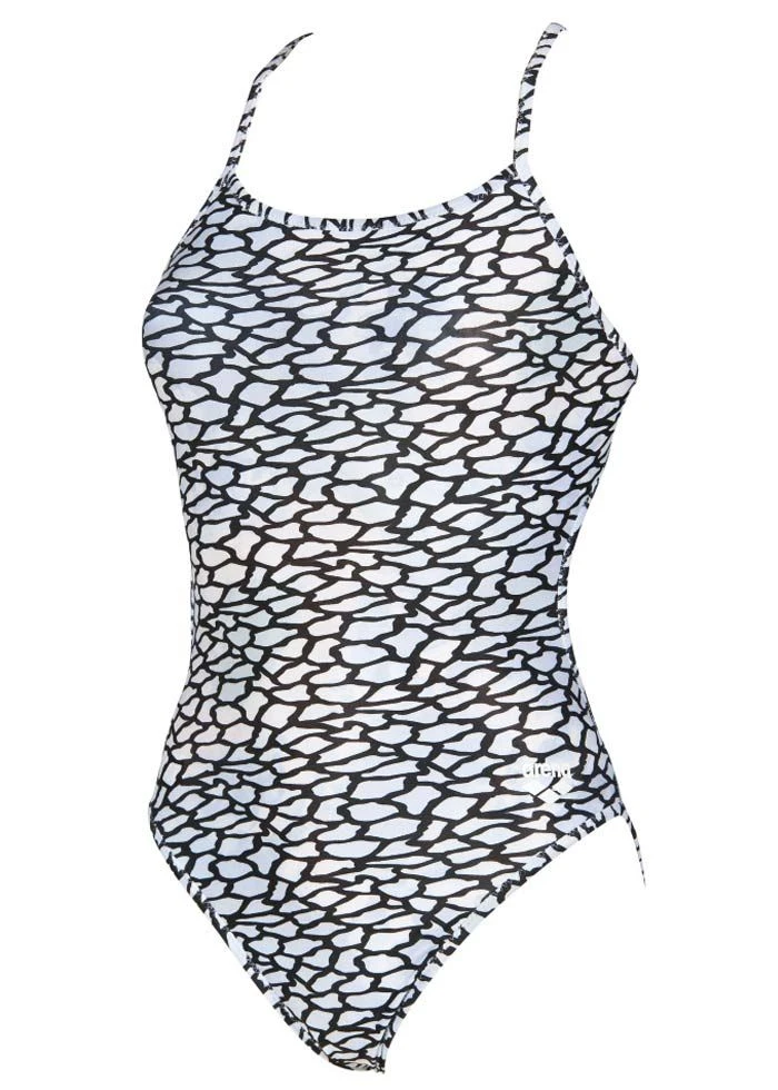 Arena Women's Upside Down Reversible Swimsuit - White / Multi 4 Arena Women's Upside Down Reversible Swimsuit - White / Multi - Image 2