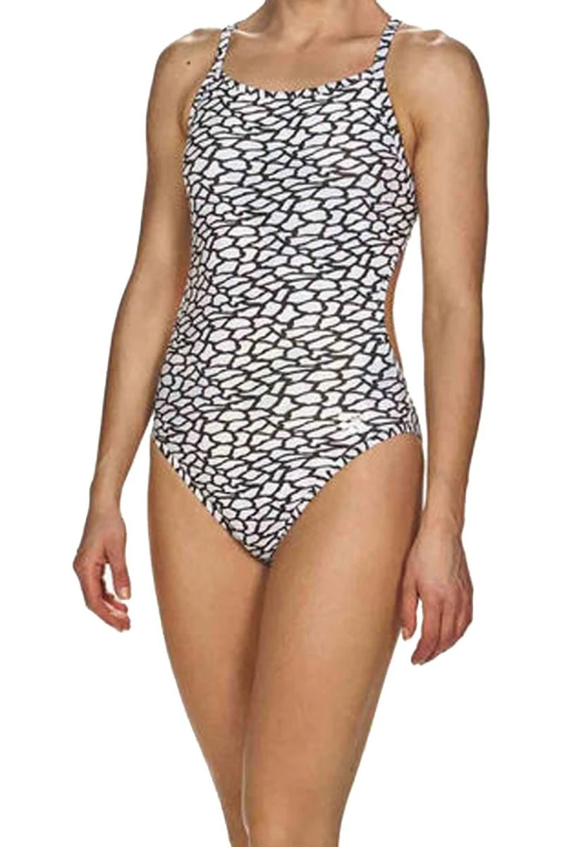 Arena Women's Upside Down Reversible Swimsuit - White / Multi 5 Arena Women's Upside Down Reversible Swimsuit - White / Multi - Image 3