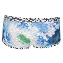 Arena Upside Down Reversible Low Waist Short - White / Multi -Swim Equipment Shop 001713 101 m upside down low waist short side a 006 b s 1