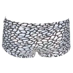 Arena Upside Down Reversible Low Waist Short - White / Multi -Swim Equipment Shop 001713 101 m upside down low waist short side b 006 b s 1