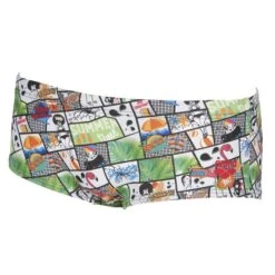 Arena Summer Comics Low Waist Short- Green / Multi