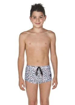 Arena Boy's Spirograph Reversible Low Waist Short - Black / Multi