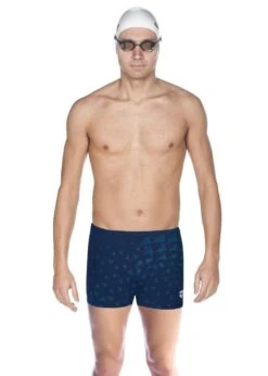 Arena Men's One Tunnel Vision Short - Navy / Turquoise