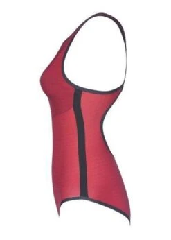 Arena Women's Carbon Duo Top - Jester Red -Swim Equipment Shop 002757 450 w pwskin carbon duo top 007 l s