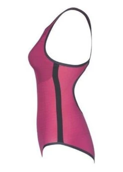Arena Women's Carbon Duo Top - Pink Peacock -Swim Equipment Shop 002757 465 w pwskin carbon duo top 007 l s