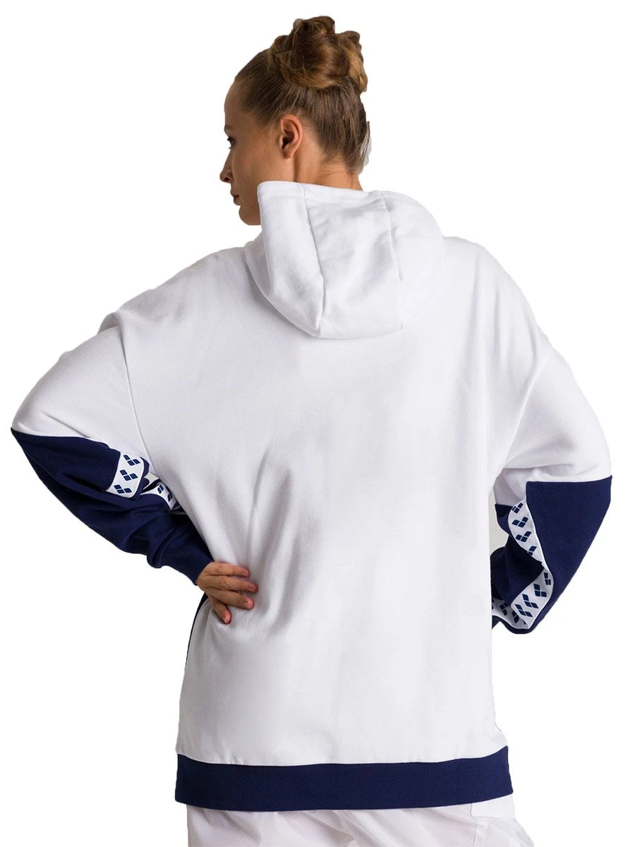 Arena Team 1/2 Zip Hooded Sweater - Navy Blue/ White 7 Arena Team 1/2 Zip Hooded Sweater - Navy Blue/ White - Image 5