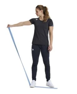 Arena Womens Solid T-Shirt - Black -Swim Equipment Shop 005753 500 2