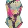 Uglies Girl's Aloha V-2 Back Swimsuit - Yellow / Pink -Swim Equipment Shop 0510aloha 998 front 1548853253 1