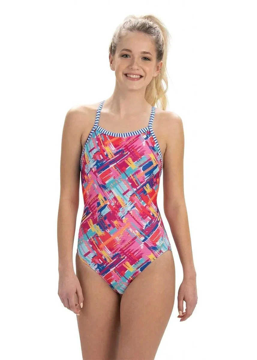 Uglies Girls Basket Case V-2 Back Swimsuit 3 Uglies Girls Basket Case V-2 Back Swimsuit