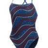 Uglies Revibe Girl's Americana Print Tie Back Swimsuit -Swim Equipment Shop 0910ameri 934 front