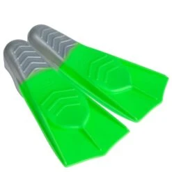 Mad Wave Short Blade Training Fins - Green -Swim Equipment Shop 10022906 2