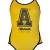 Akron Girl's Odette Swimsuit - Yellow -Swim Equipment Shop 1083 odette woman1467 1