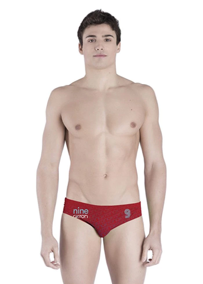 Akron Adi Nine Brief - Red / Blue 3 Akron Adi Nine Brief - Red / Blue