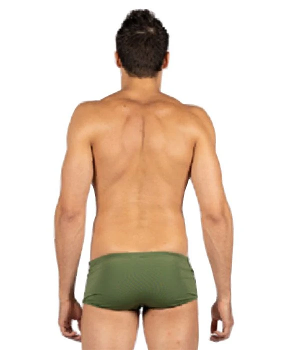 Akron Gus Solid 14cm Trainer Swim Trunk - Drago Green 4 Akron Gus Solid 14cm Trainer Swim Trunk - Drago Green - Image 2