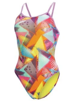 Uglies Muse Double Strap Back Swimsuit - Yellow / Orange
