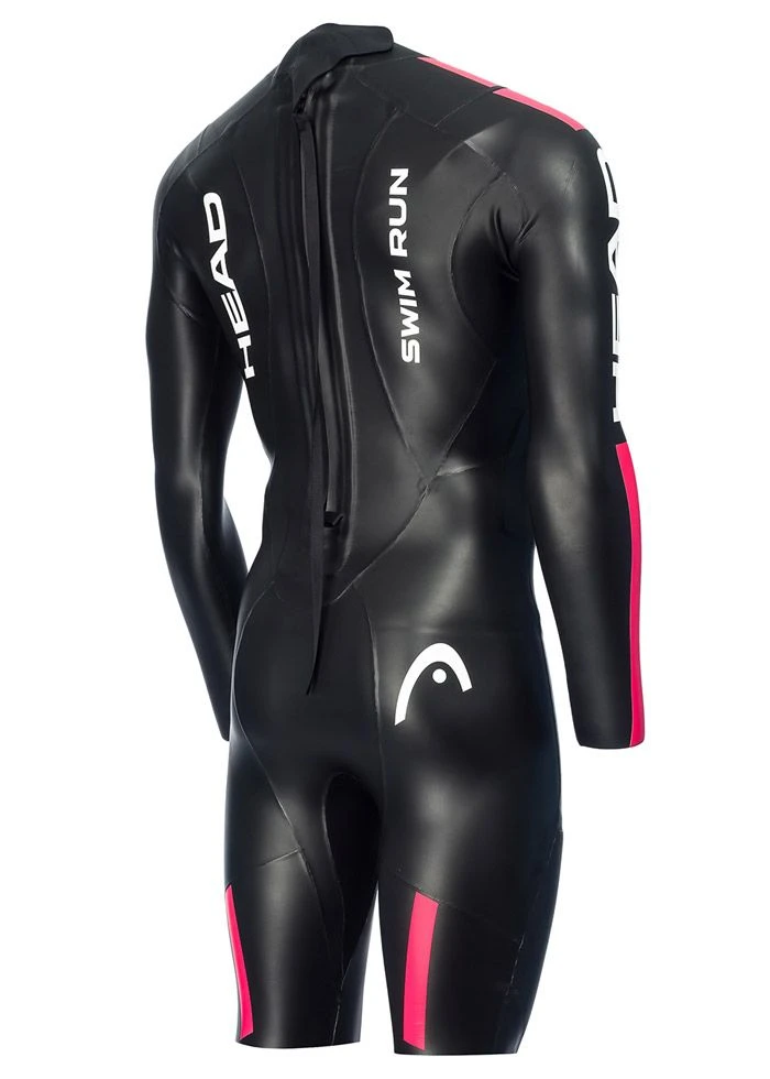 Head Swimrun Base Womens Shorty Wetsuit - Black / Red 4 Head Swimrun Base Womens Shorty Wetsuit - Black / Red - Image 2