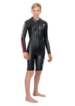 Head Swimrun Base Womens Shorty Wetsuit - Black / Red 8 Head Swimrun Base Womens Shorty Wetsuit - Black / Red -Swim Equipment Shop 232034 452447 hqprd 1