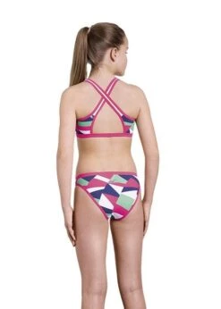 Aquafeel Girl's Digital Splash Mini-Cross Back Swim Bikini -Swim Equipment Shop 25527 01 17 11 02
