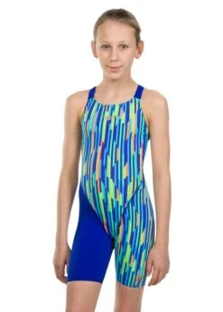 Speedo Fastskin Endurance+ Openback Kneesuit - Ultrasonic / Fluo Orange / Windsor Blue -Swim Equipment Shop 39162 8 09732c611 a original