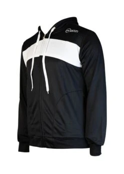 Akron Junior Flagstaff Tracksuit Top - Black / White -Swim Equipment Shop 403 flagstaff black white 2 1