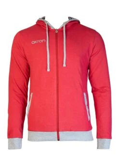 Akron Junior Tampa Tracksuit Top - Red / Grey