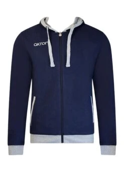 Akron Tampa Tracksuit Top - Navy Blue / Grey