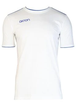 Akron Junior New Orleans Cotton T-shirt - White / Royal Blue