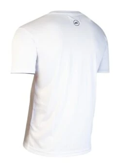 Akron Junior Denis Technical T-shirt - White / Navy -Swim Equipment Shop 421 denis white 3 1