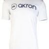 Akron Junior Denis Technical T-shirt - White / Navy 1 Akron Junior Denis Technical T-shirt - White / Navy -Swim Equipment Shop 421 denis white 1