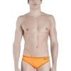 Akron Addison Evo Bicolour Brief- Orange / Black -Swim Equipment Shop 444 02150 01 man front 1