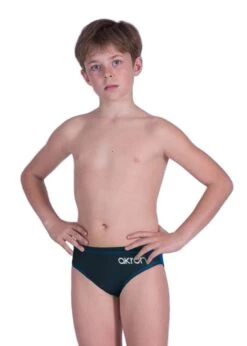 Akron Boys Addison Evo Bicolour Brief - Teal / Blue