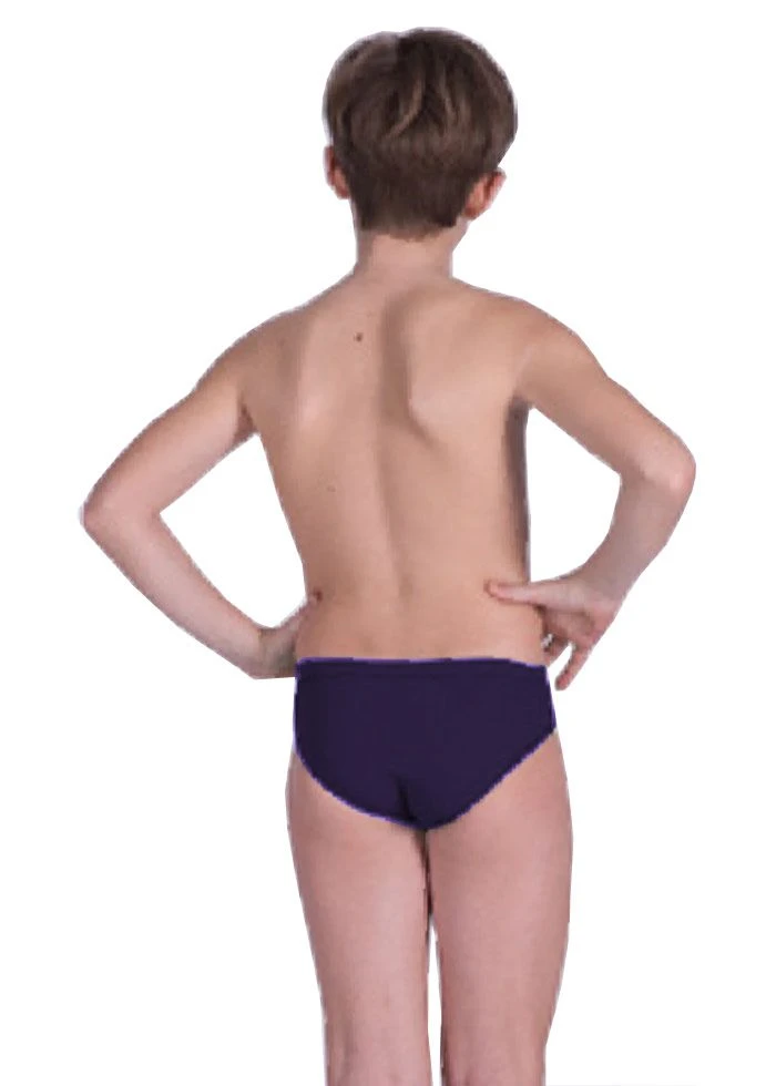 Akron Boy's Addison Evo Bicolour Brief - Red / Navy 4 Akron Boy's Addison Evo Bicolour Brief - Red / Navy - Image 2