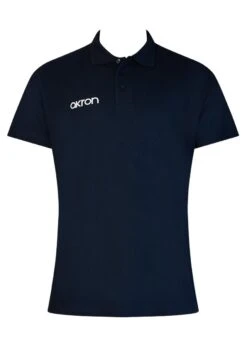 Akron Junior Break Polo Shirt - Navy Blue