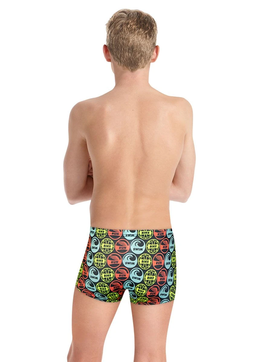 Turbo Boy's Tribal Super Tank Trunks - Multicoloured 4 Turbo Boy's Tribal Super Tank Trunks - Multicoloured - Image 2
