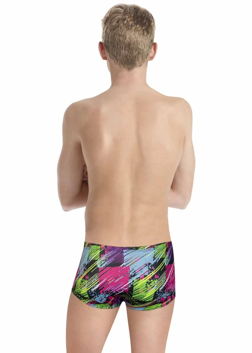 Turbo Boy's Square Flu Super Tank Trunks - Multicoloured 4 Turbo Boy's Square Flu Super Tank Trunks - Multicoloured - Image 2