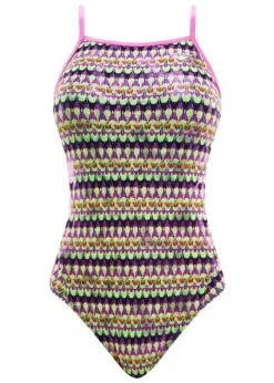 The Finals Girls Eye Candy Foil Swimsuit - Purple