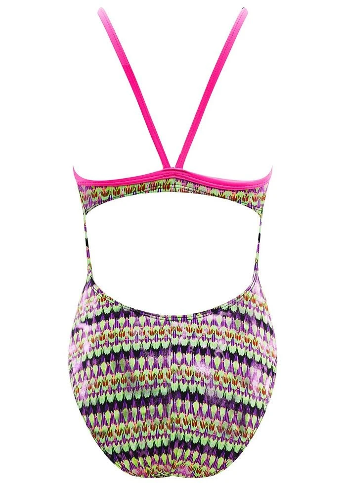 The Finals Girls Eye Candy Foil Swimsuit - Purple 4 The Finals Girls Eye Candy Foil Swimsuit - Purple - Image 2