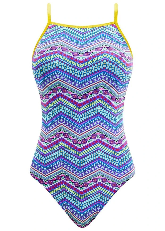The Finals Girls Tribe Vibe Swimsuit - Multi 3 The Finals Girls Tribe Vibe Swimsuit - Multi