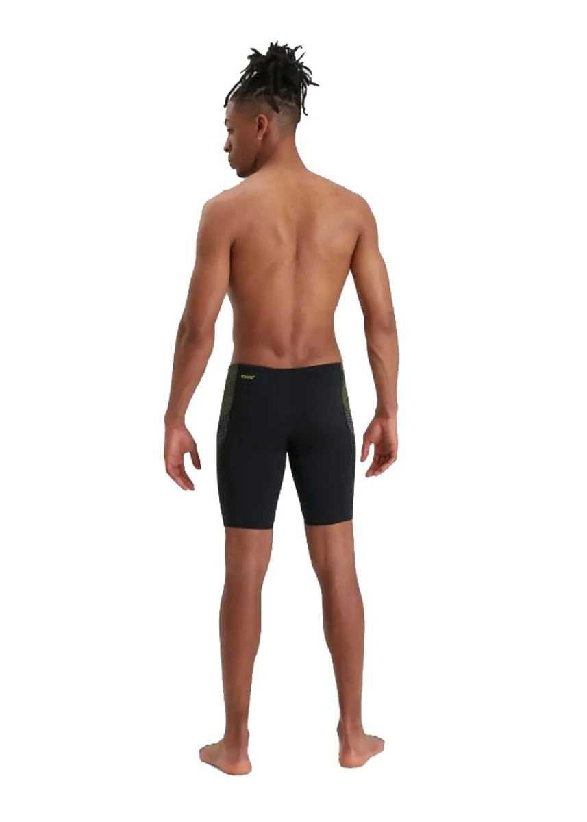 Speedo Tech Panel Jammer - Black/ Atomic Lime/ Charcoal 4 Speedo Tech Panel Jammer - Black/ Atomic Lime/ Charcoal - Image 2