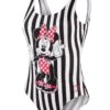 Speedo Girl's Minnie Placement U Back Swimsuit - Black/ White/ Red/ Pink -Swim Equipment Shop 8 07336d487