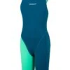 Speedo Girl's Fastskin Junior Endurance+ Kneesuit - Nordic Teal / Green Glow 2 Speedo Girl's Fastskin Junior Endurance+ Kneesuit - Nordic Teal / Green Glow -Swim Equipment Shop 8 09732d884 fr 1