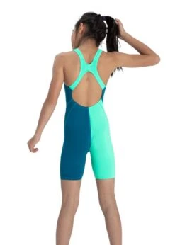 Speedo Girl's Fastskin Junior Endurance+ Kneesuit - Nordic Teal / Green Glow 8 Speedo Girl's Fastskin Junior Endurance+ Kneesuit - Nordic Teal / Green Glow -Swim Equipment Shop 8 09732d884 44 1