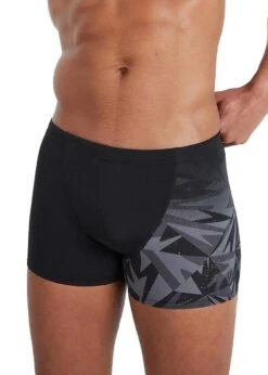 Speedo HyperBoom Placement V-Cut Aquashort - Black/ Oxid Grey -Swim Equipment Shop 8 097349023
