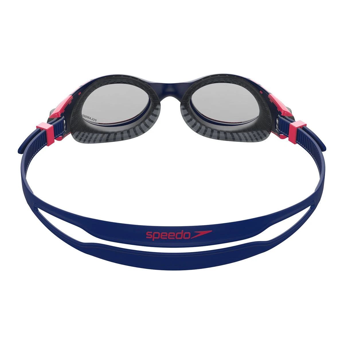 Speedo Futura Biofuse Flexiseal Tri Goggles - Navy/Phoenix Red/Charcoal 5 Speedo Futura Biofuse Flexiseal Tri Goggles - Navy/Phoenix Red/Charcoal - Image 3